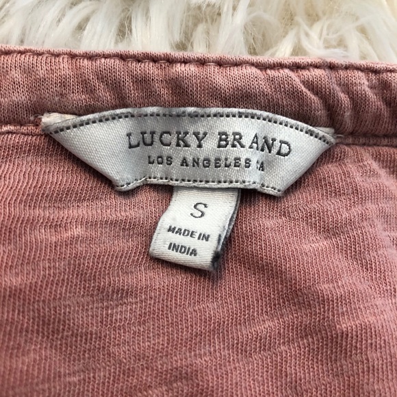 Lucky Brand Dusty Pink long sleeve tunic top - Picture 6 of 6